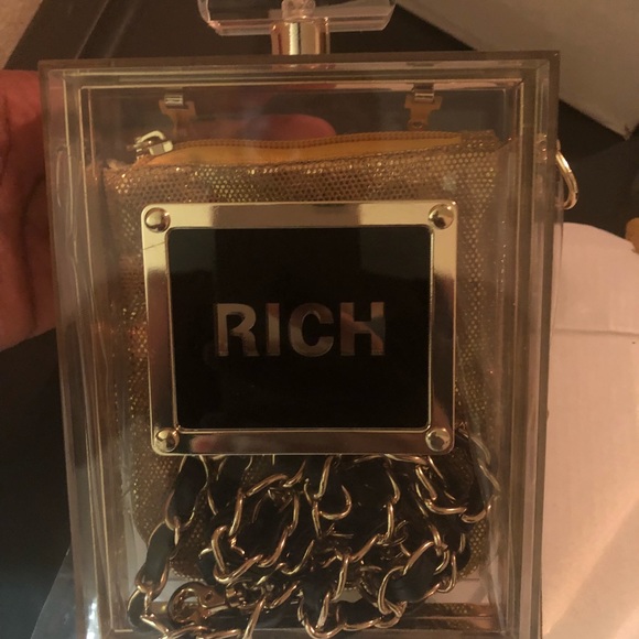 Clear Crossbody Rich Bag - Picture 4 of 4